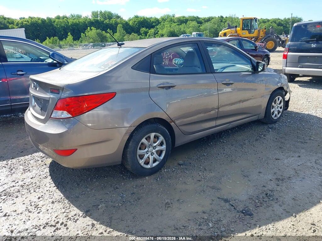 KMHCT4AE0DU496708 2013 HYUNDAI ACCENT photo no. 4
