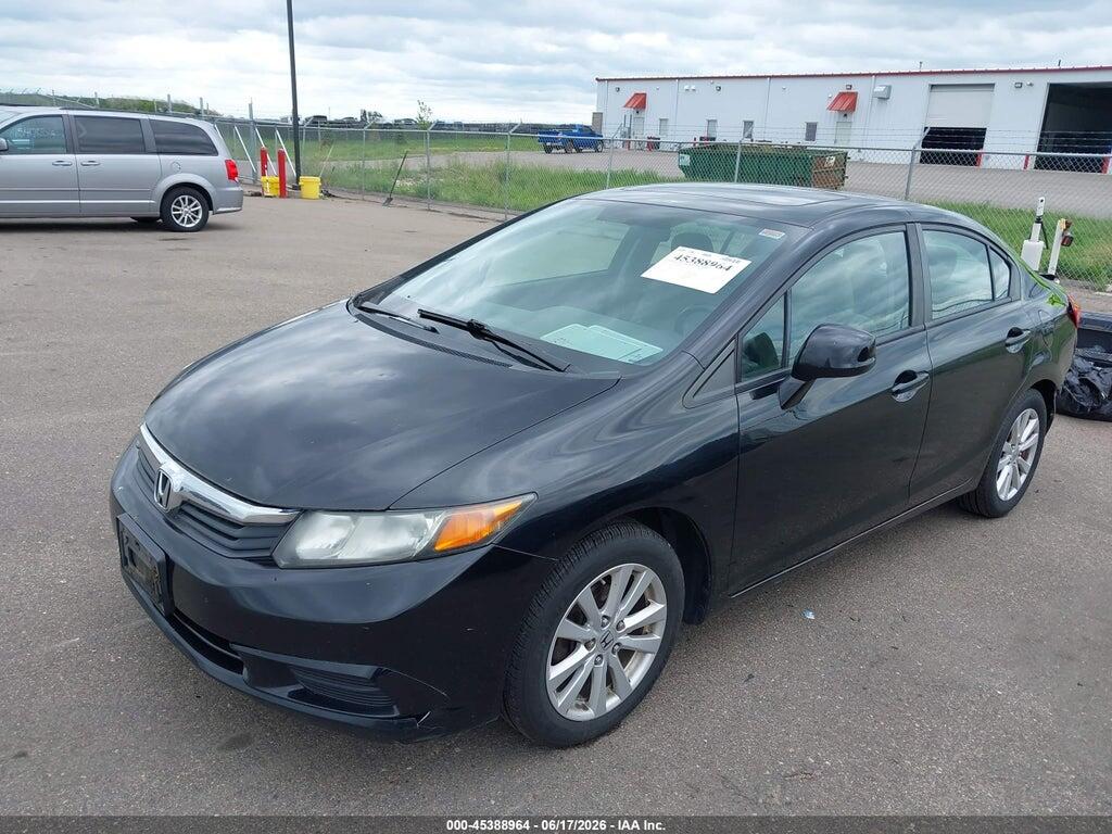 19XFB2F84CE030126 2012 HONDA CIVIC photo no. 2
