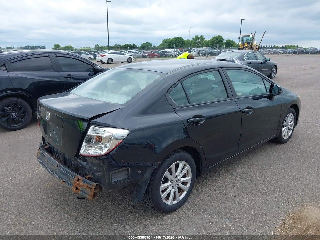 19XFB2F84CE030126 2012 HONDA CIVIC photo no. 4