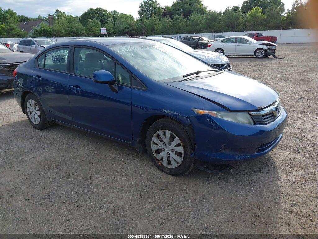 19XFB2F53CE043102 2012 HONDA CIVIC photo no. 1