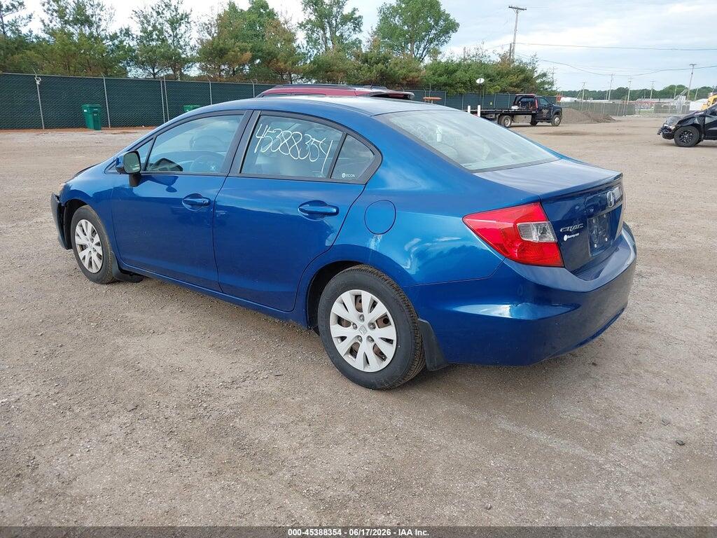 19XFB2F53CE043102 2012 HONDA CIVIC photo no. 3