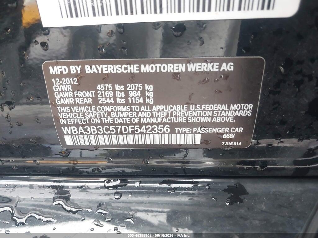 WBA3B3C57DF542356 2013 BMW 328I photo no. 9