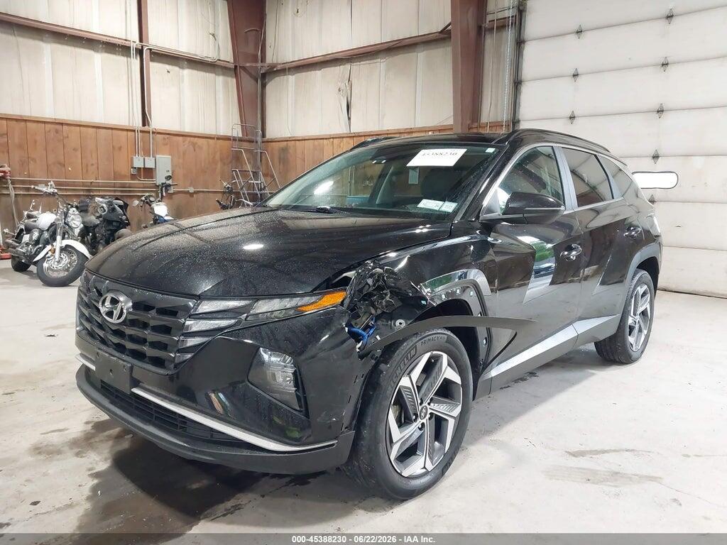 KM8JFCA19NU014311 2022 HYUNDAI TUCSON HYBRID photo no. 2