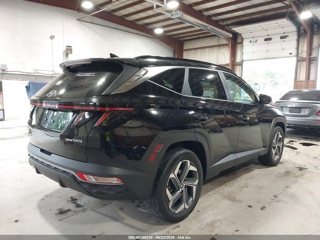 KM8JFCA19NU014311 2022 HYUNDAI TUCSON HYBRID photo no. 4