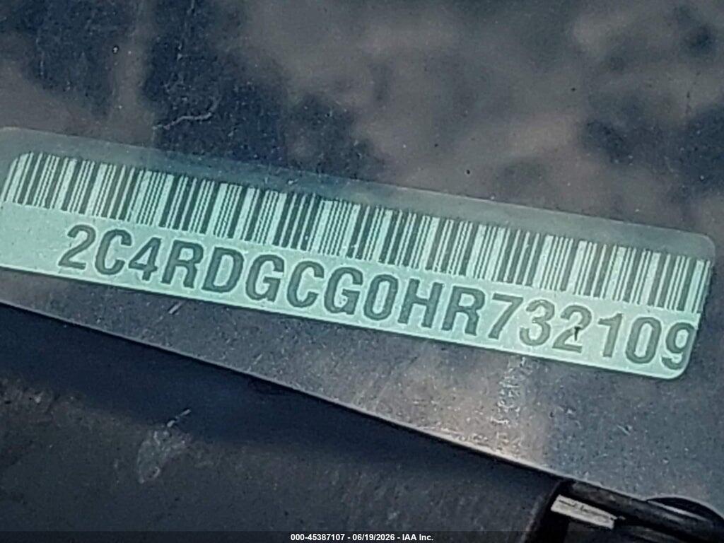 2C4RDGCG0HR732109 2017 DODGE GRAND CARAVAN photo no. 9
