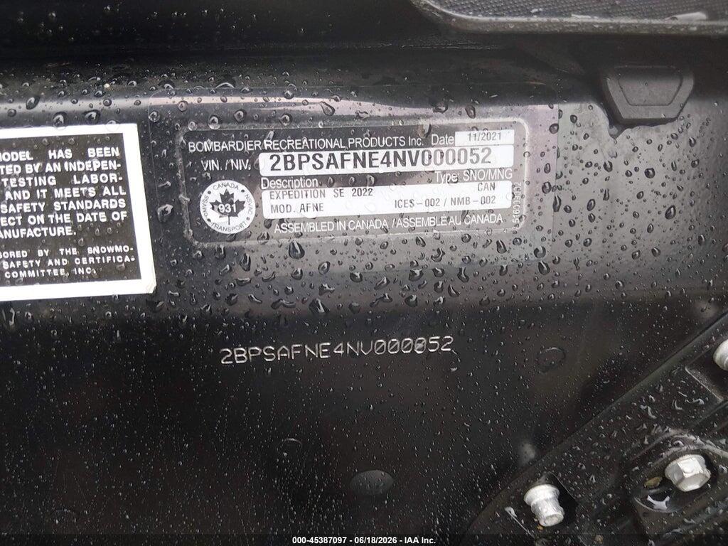 2BPSAFNE4NV000052 2022 SKI-DOO OTHER photo no. 9