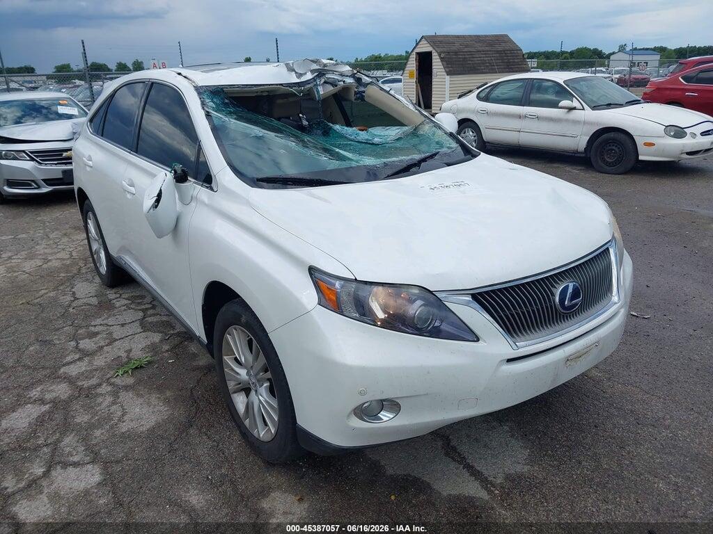 JTJZB1BA2A2002834 2010 LEXUS RX 450H photo no. 1