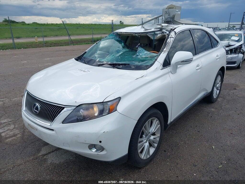 JTJZB1BA2A2002834 2010 LEXUS RX 450H photo no. 2