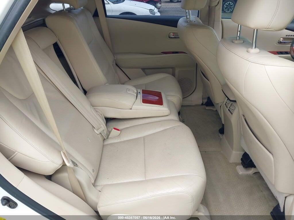 JTJZB1BA2A2002834 2010 LEXUS RX 450H photo no. 8
