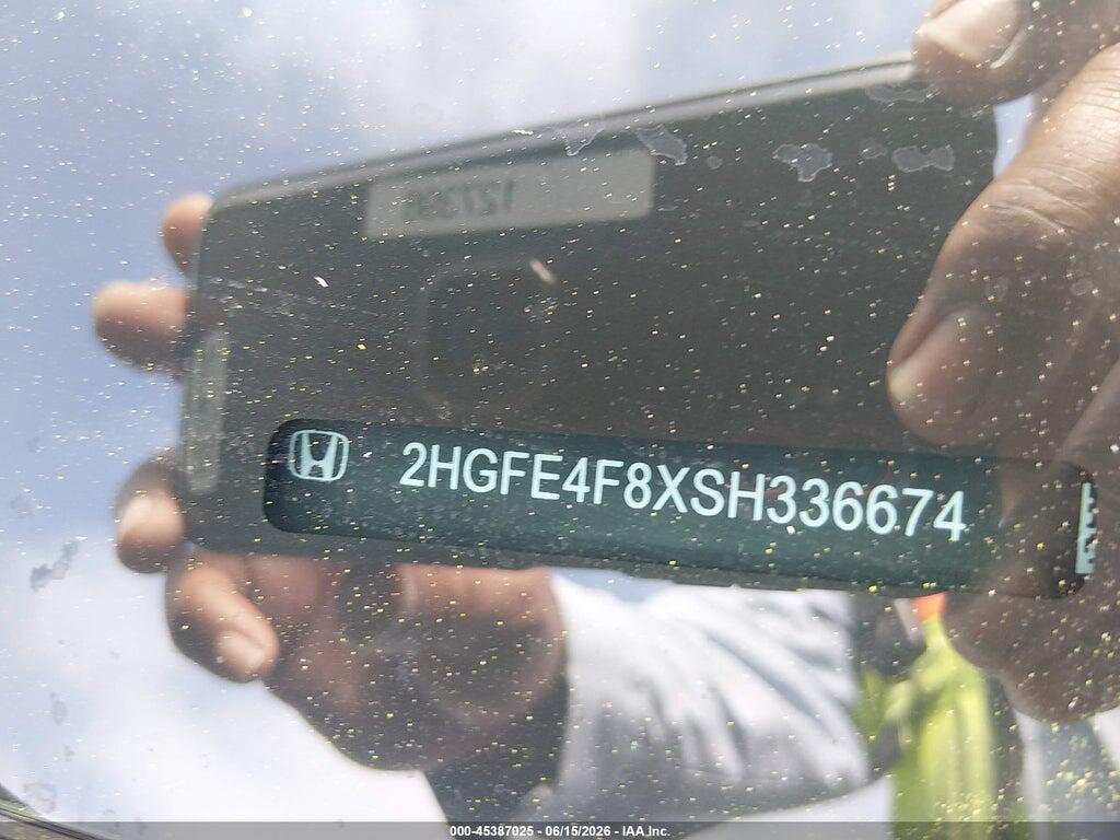 2HGFE4F8XSH336674 2025 HONDA CIVIC HYBRID photo no. 9