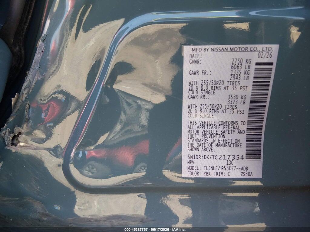 5N1DR3DK7TC217354 2026 NISSAN PATHFINDER photo no. 9