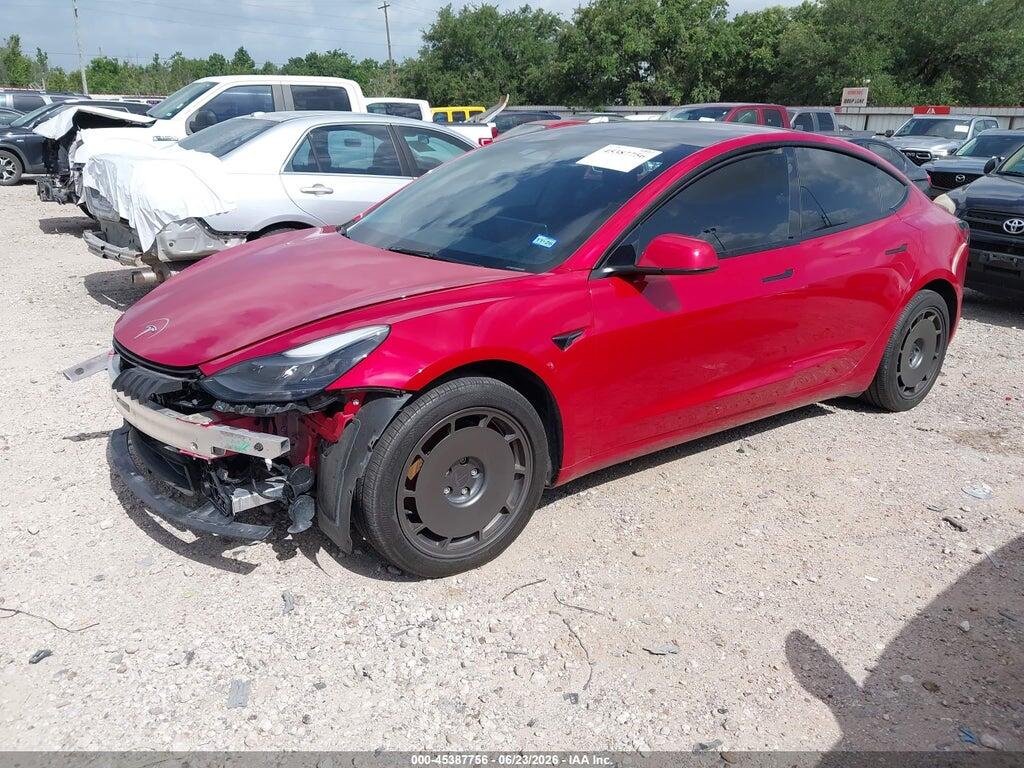 5YJ3E1EC9PF596521 2023 TESLA MODEL 3 photo no. 2