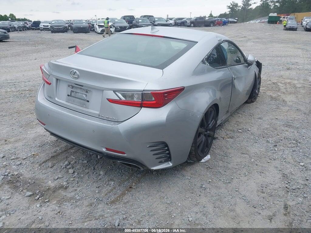 JTHHA5BC9G5001423 2016 LEXUS RC 200T photo no. 4