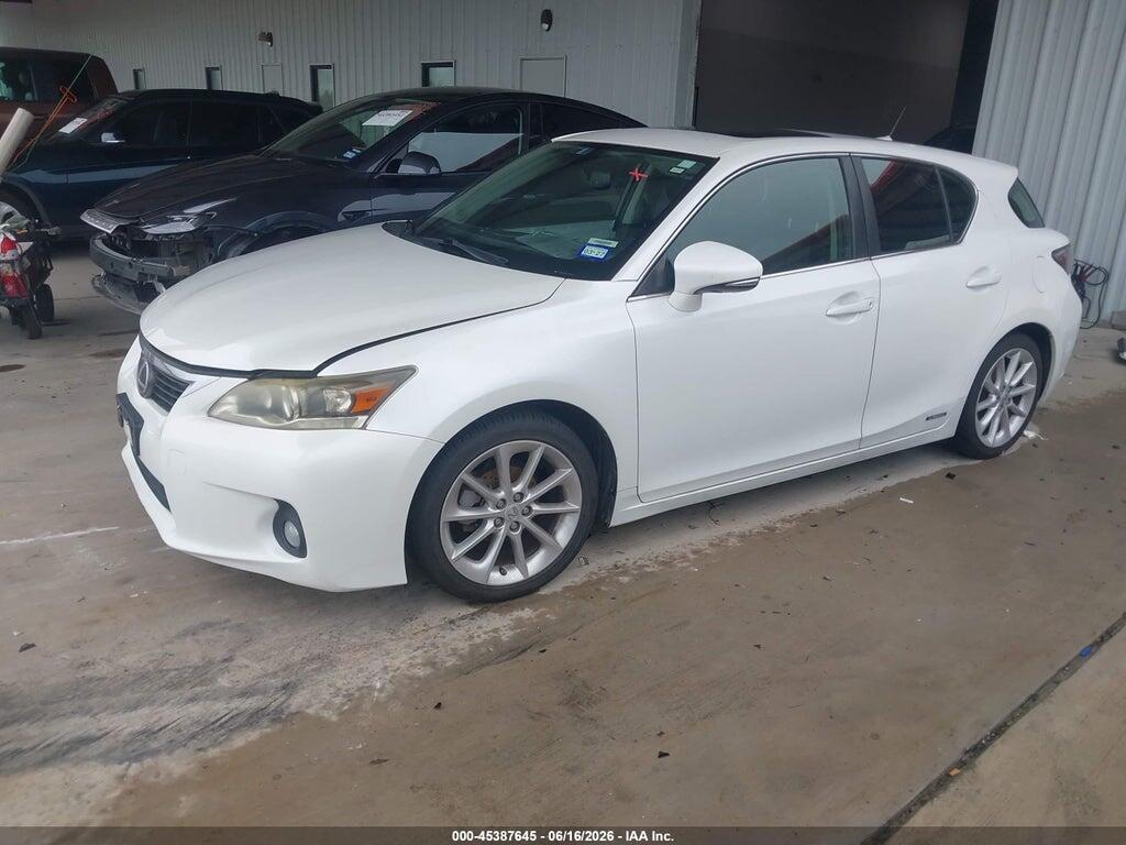 JTHKD5BH4D2144365 2013 LEXUS CT 200H photo no. 2
