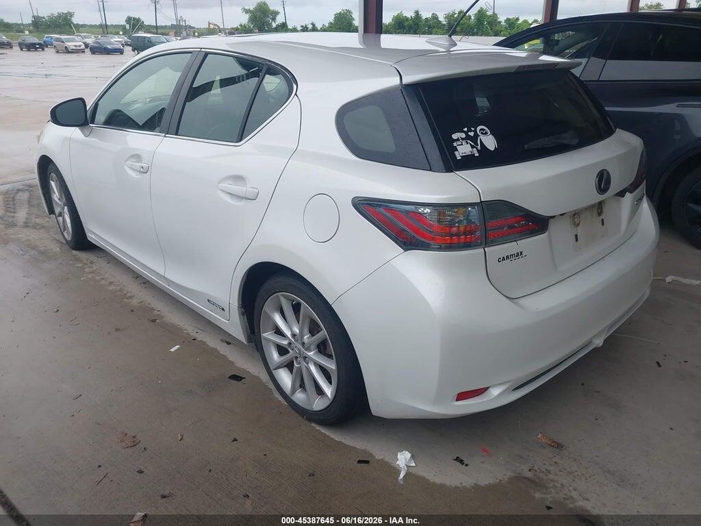 JTHKD5BH4D2144365 2013 LEXUS CT 200H photo no. 3