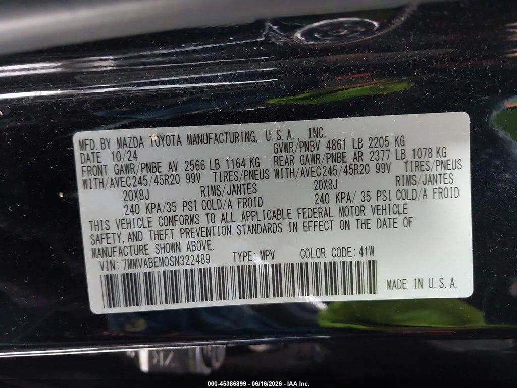 7MMVABEM0SN322489 2025 MAZDA CX-50 photo no. 9