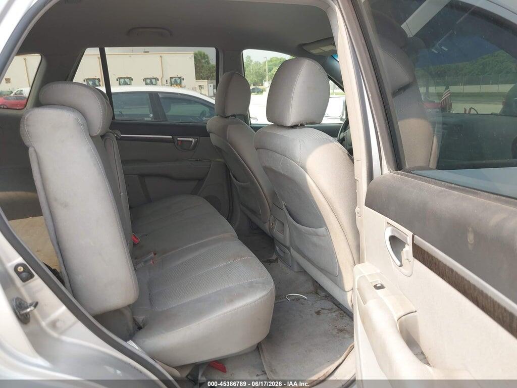 5NMSG73D77H079947 2007 HYUNDAI SANTA FE photo no. 8