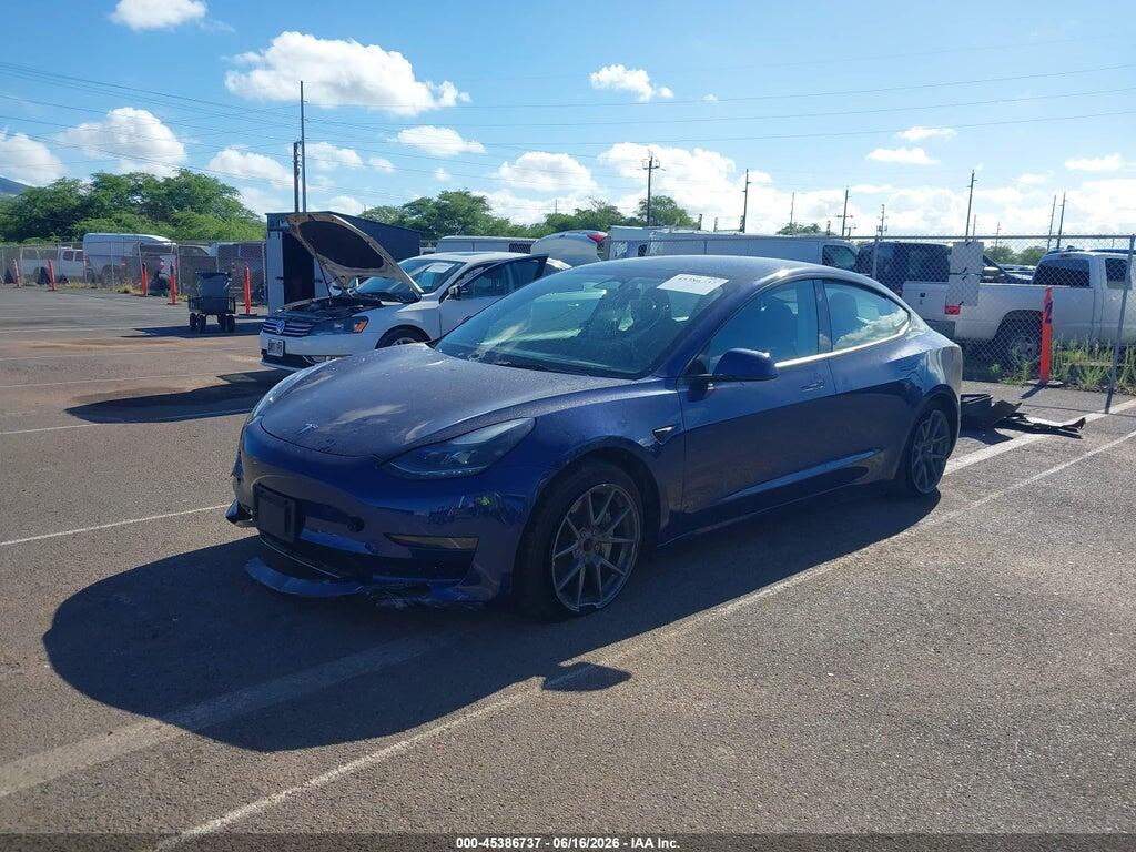 5YJ3E1EA1PF417306 2023 TESLA MODEL 3 photo no. 2