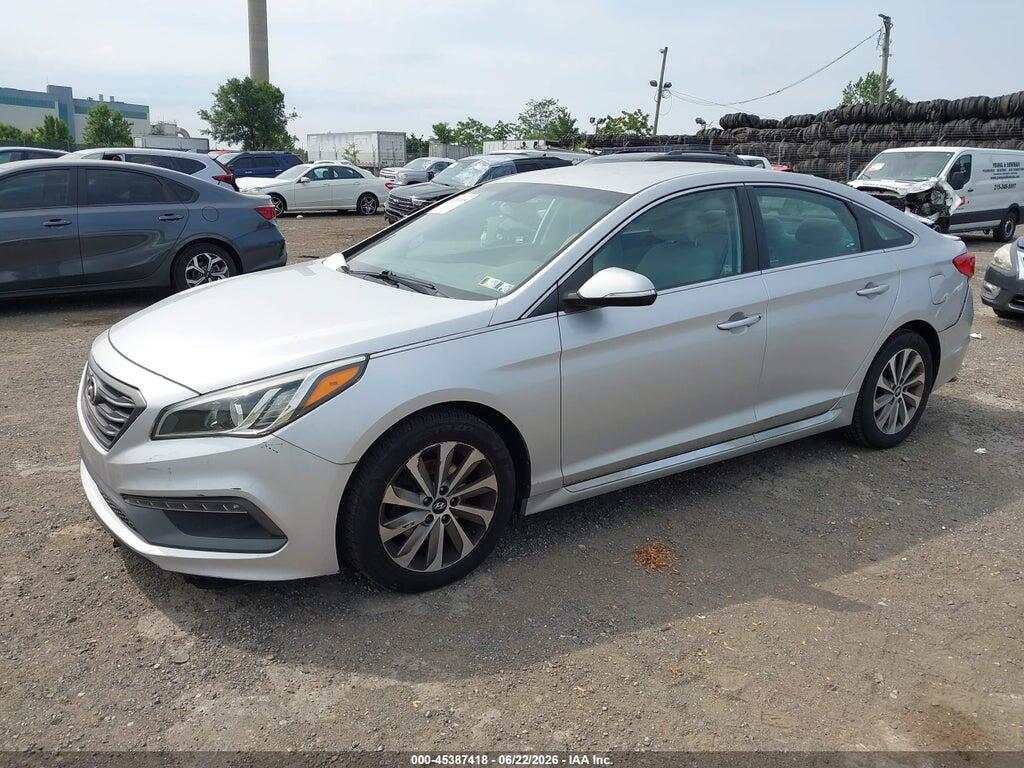 5NPE34AF9FH067165 2015 HYUNDAI SONATA photo no. 2