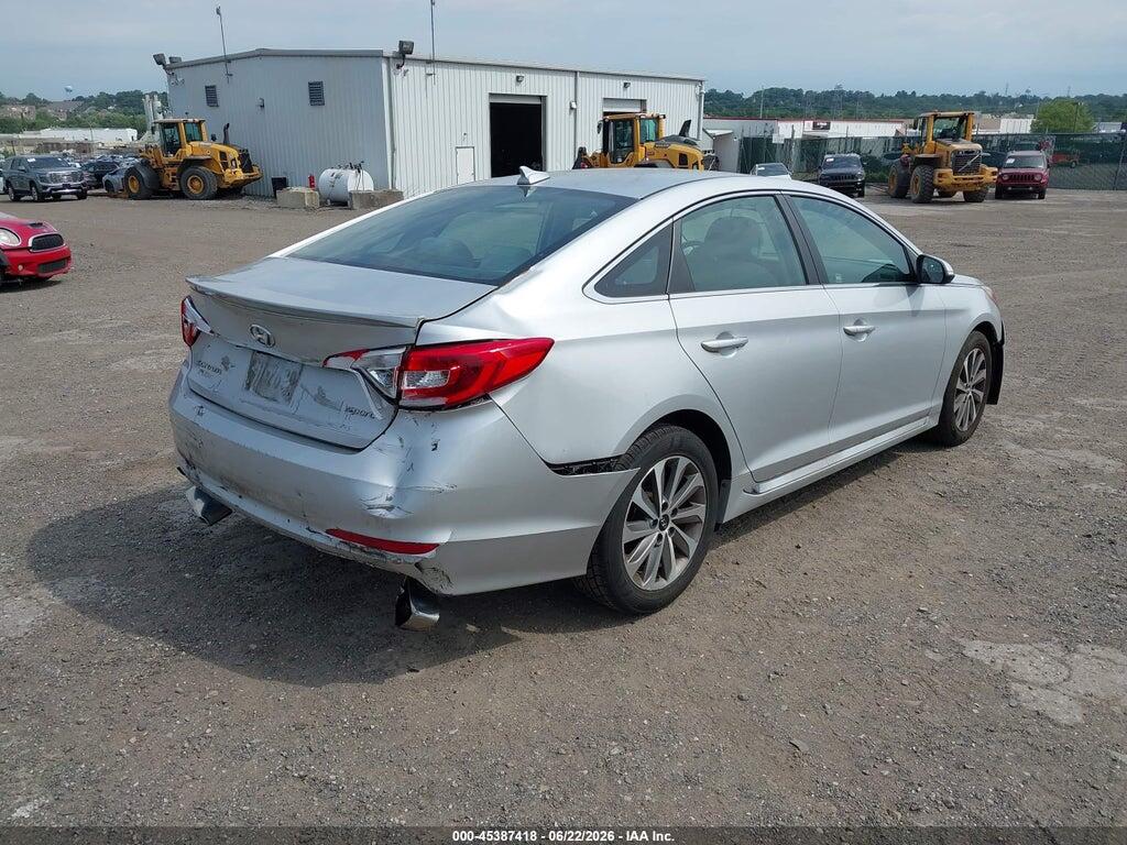 5NPE34AF9FH067165 2015 HYUNDAI SONATA photo no. 4