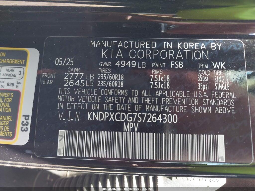 KNDPXCDG7S7264300 2025 KIA SPORTAGE HYBRID photo no. 9