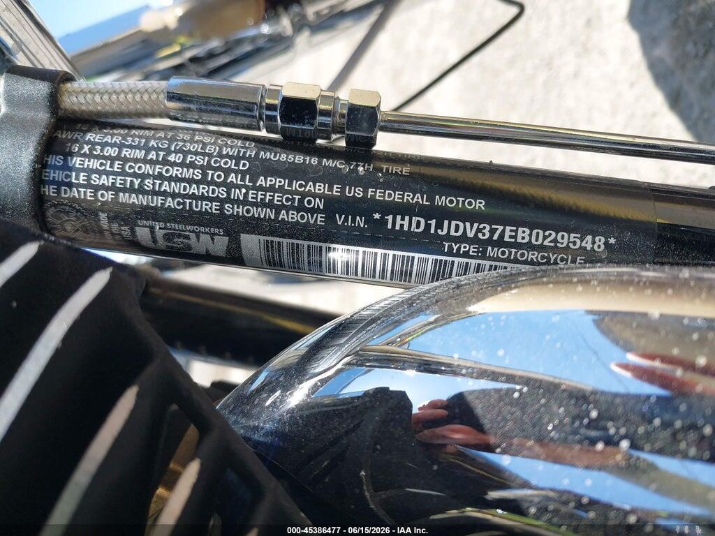 1HD1JDV37EB029548 2014 HARLEY-DAVIDSON FLSTN photo no. 10