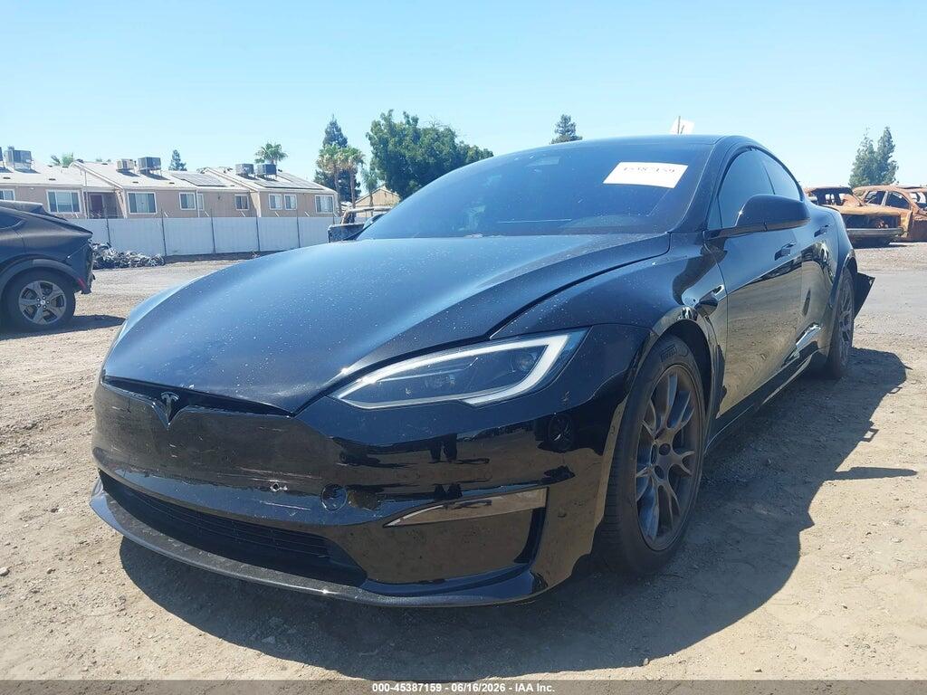 5YJSA1E53NF489762 2022 TESLA MODEL S photo no. 2