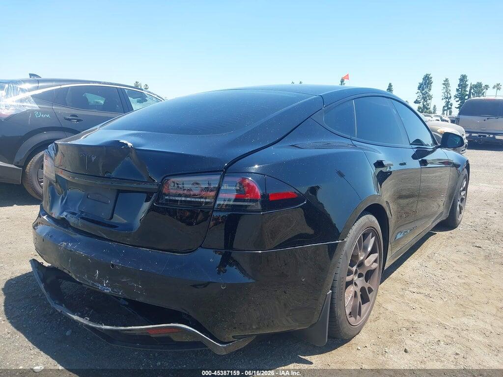 5YJSA1E53NF489762 2022 TESLA MODEL S photo no. 4