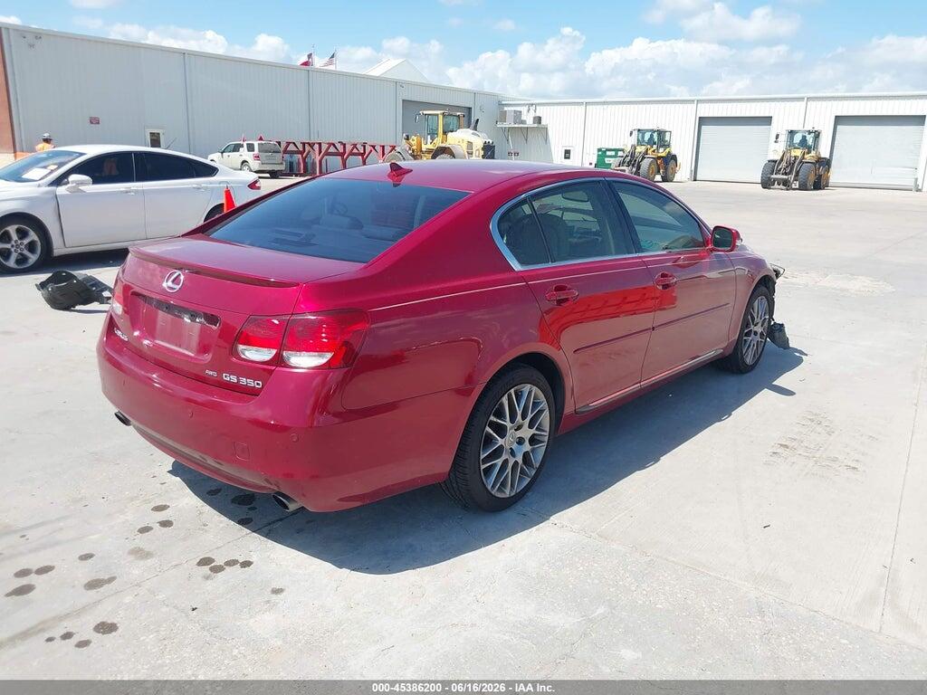 JTHCE1KS2A0024786 2010 LEXUS GS 350 photo no. 4
