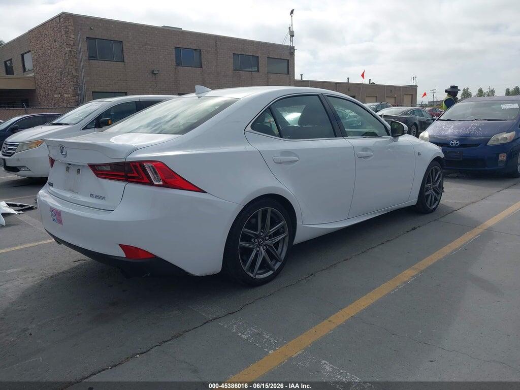 JTHBA1D28G5033167 2016 LEXUS IS 200T photo no. 4