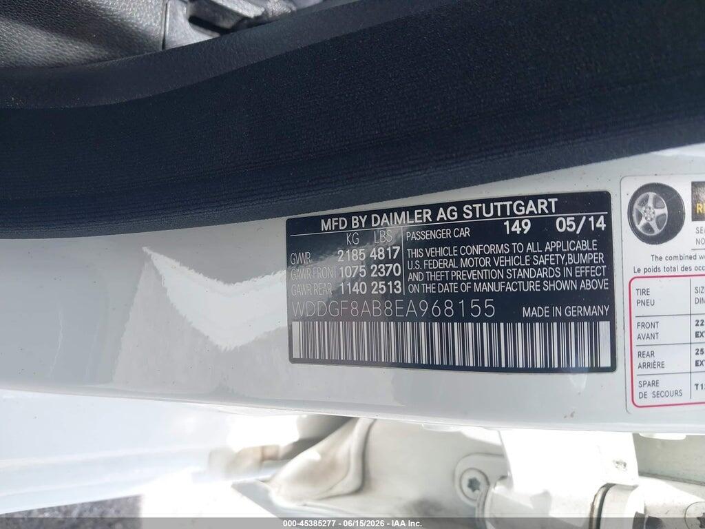 WDDGF8AB8EA968155 2014 MERCEDES-BENZ C 300 photo no. 9