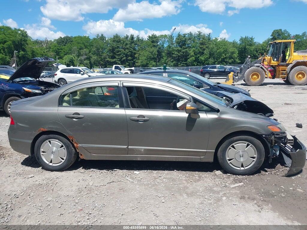 JHMFA362X8S008574 2008 HONDA CIVIC HYBRID photo no. 12