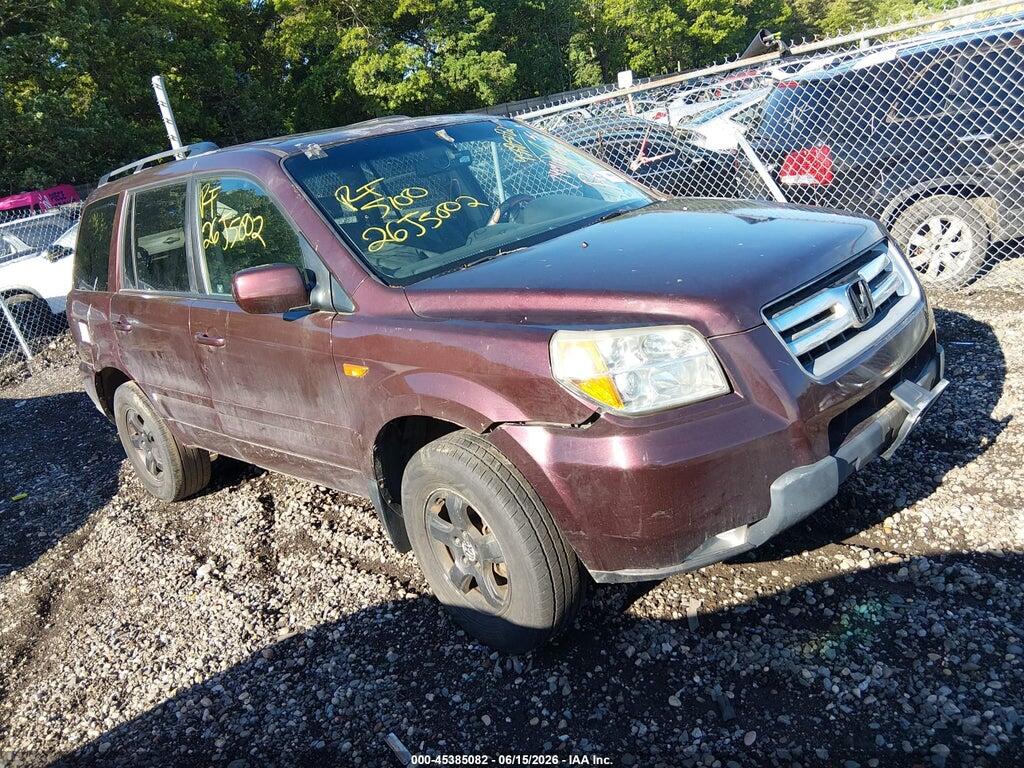 5FNYF18508B053821 2008 HONDA PILOT photo no. 1