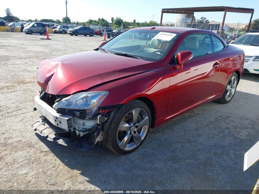 JTHFE2C29A2500862 2010 LEXUS IS 350C photo no. 2