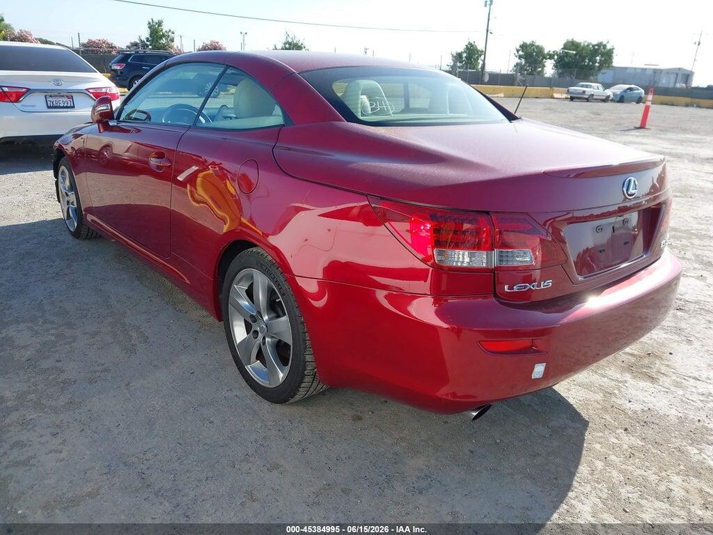 JTHFE2C29A2500862 2010 LEXUS IS 350C photo no. 3