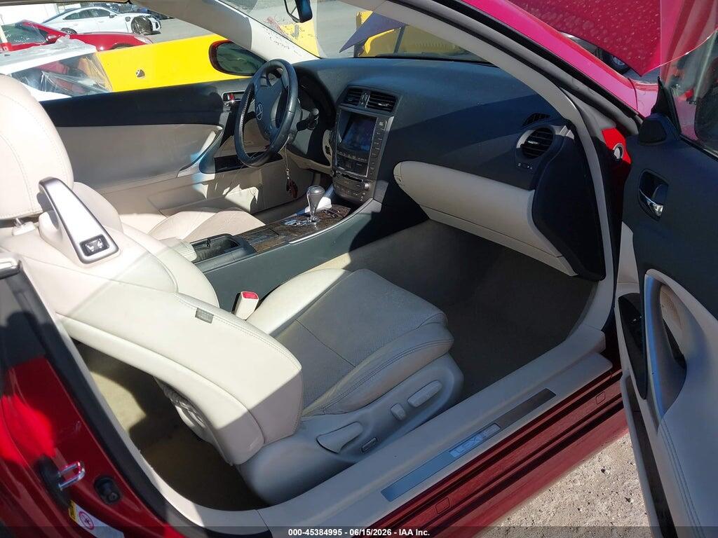 JTHFE2C29A2500862 2010 LEXUS IS 350C photo no. 5