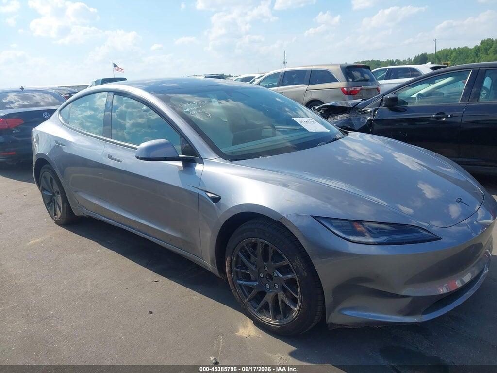 5YJ3E1EA3TF154536 2026 TESLA MODEL 3 photo no. 1