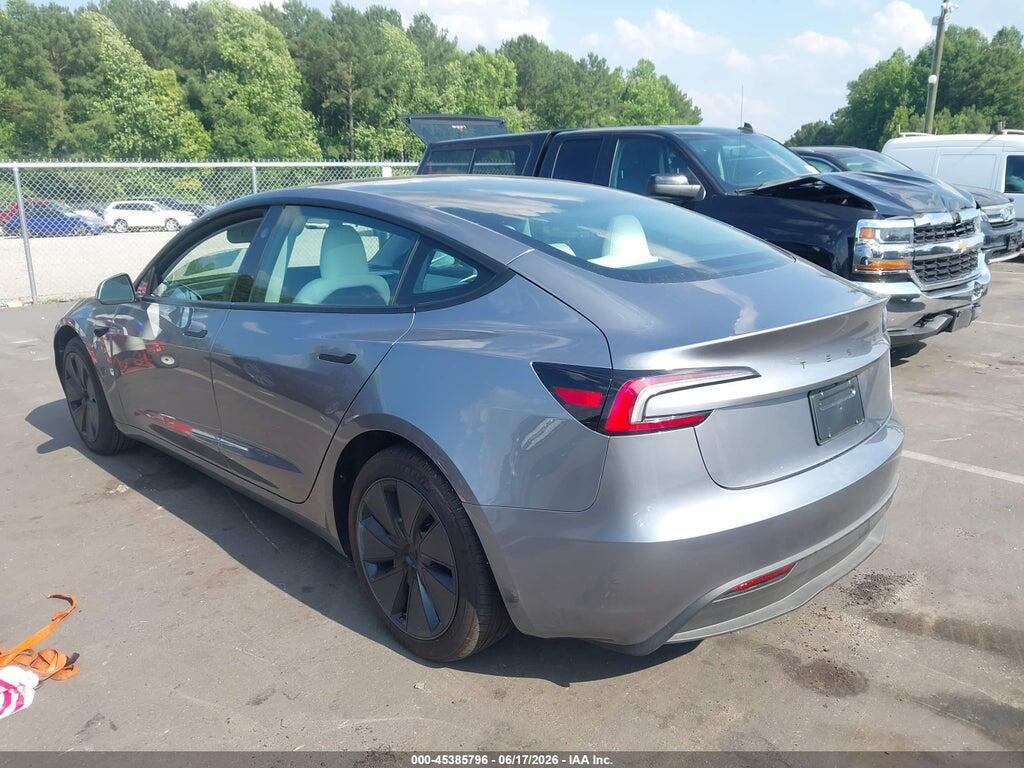 5YJ3E1EA3TF154536 2026 TESLA MODEL 3 photo no. 3