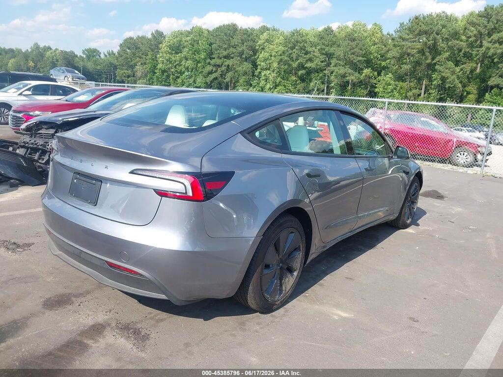 5YJ3E1EA3TF154536 2026 TESLA MODEL 3 photo no. 4