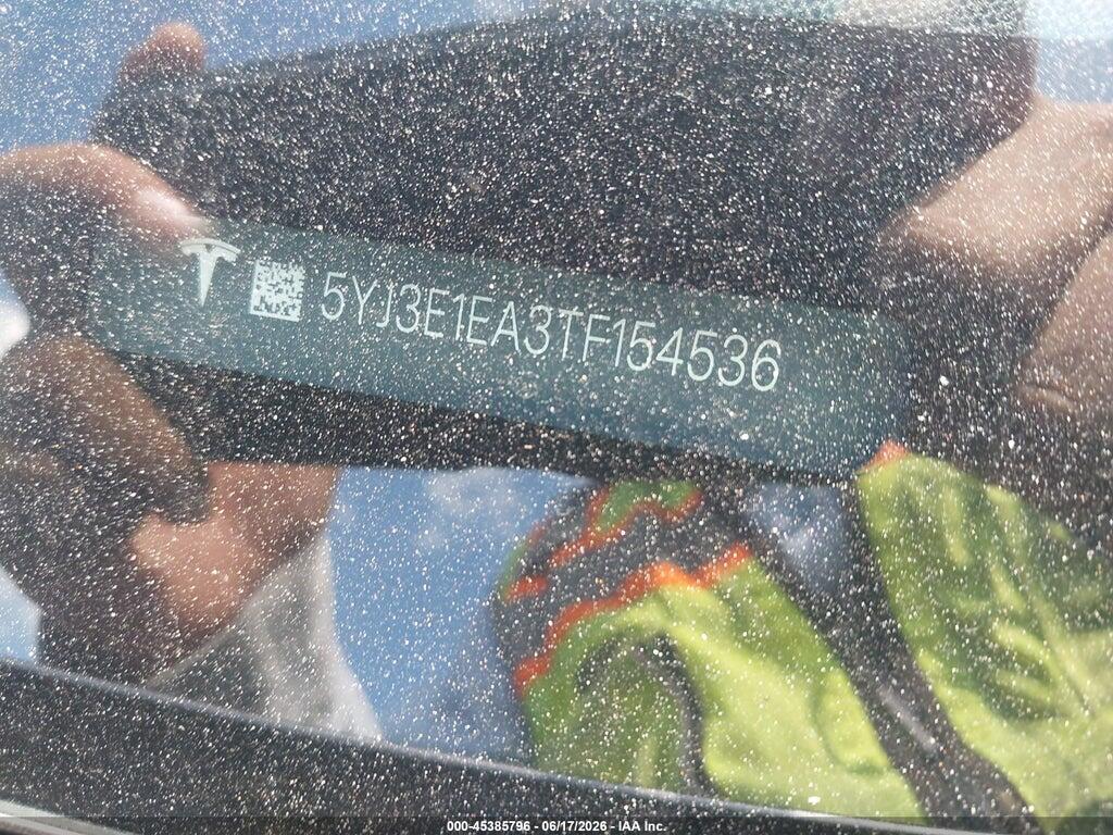 5YJ3E1EA3TF154536 2026 TESLA MODEL 3 photo no. 9