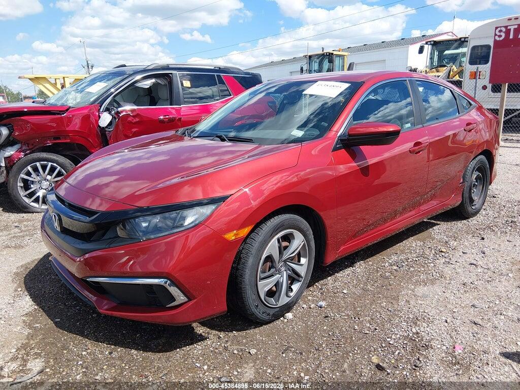 2HGFC2F62KH567206 2019 HONDA CIVIC photo no. 2