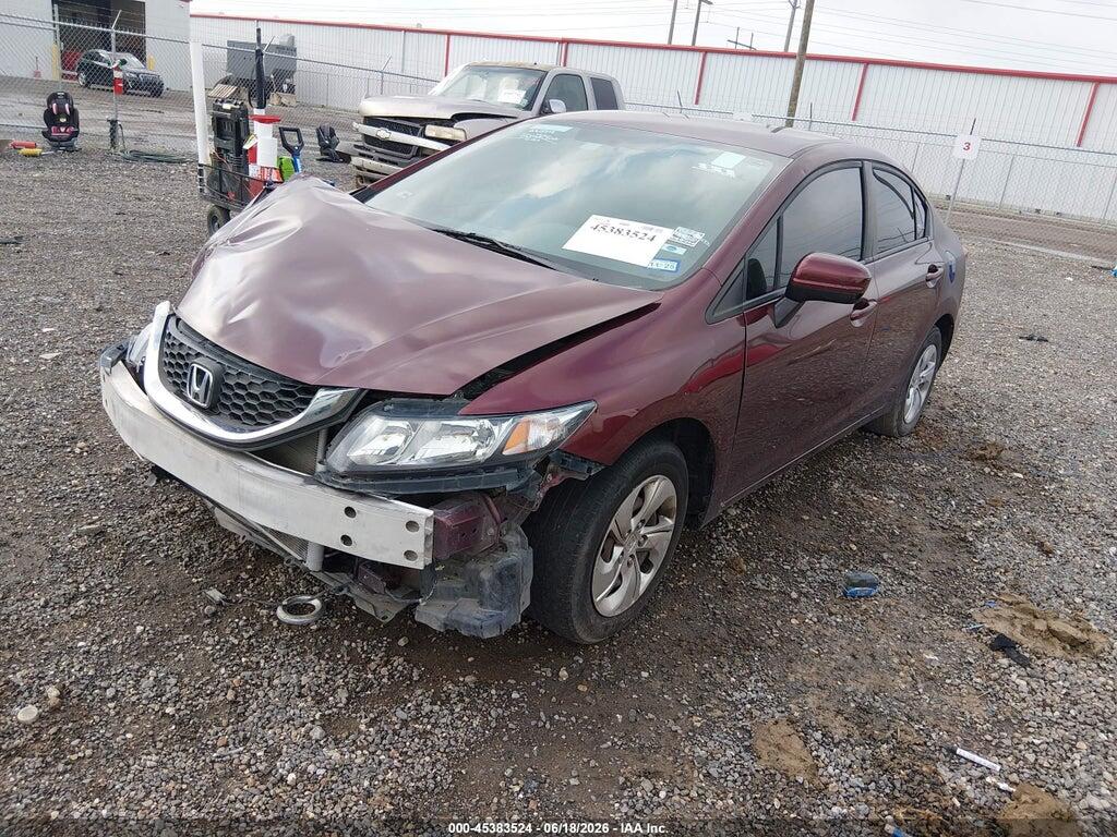 19XFB2F56EE025955 2014 HONDA CIVIC photo no. 2