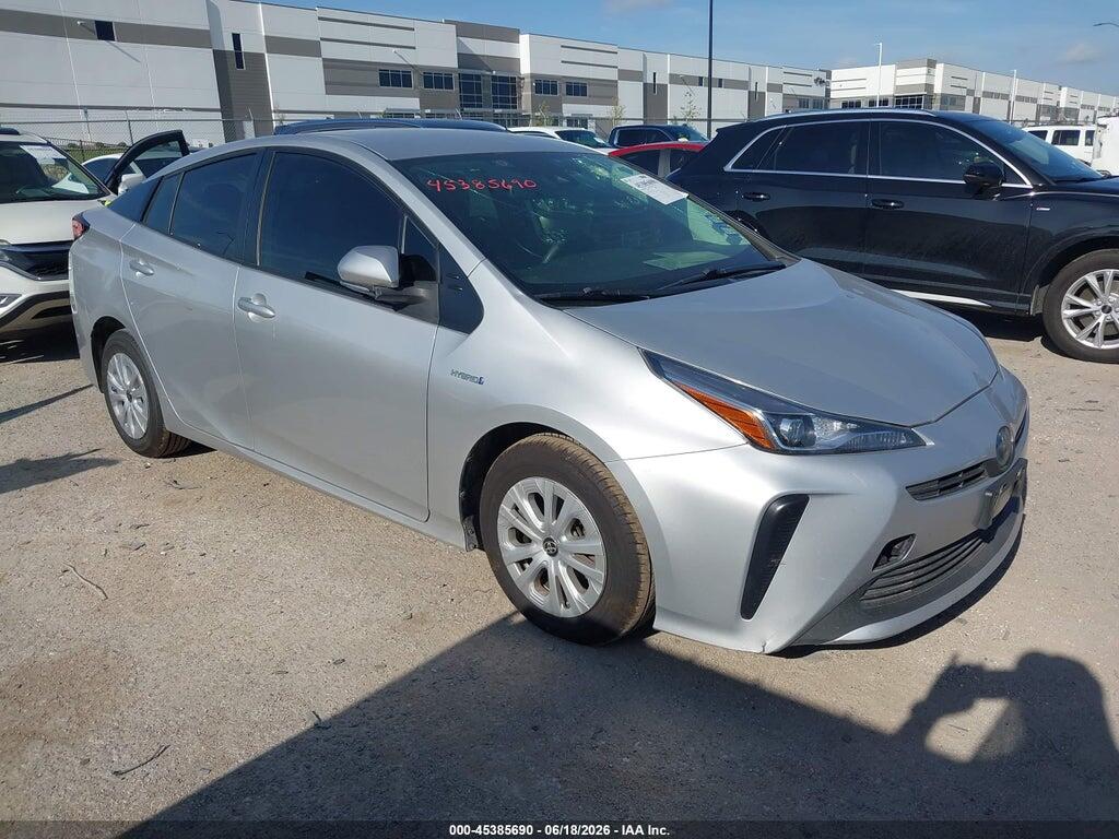 JTDKARFU6K3101534 2019 TOYOTA PRIUS photo no. 1