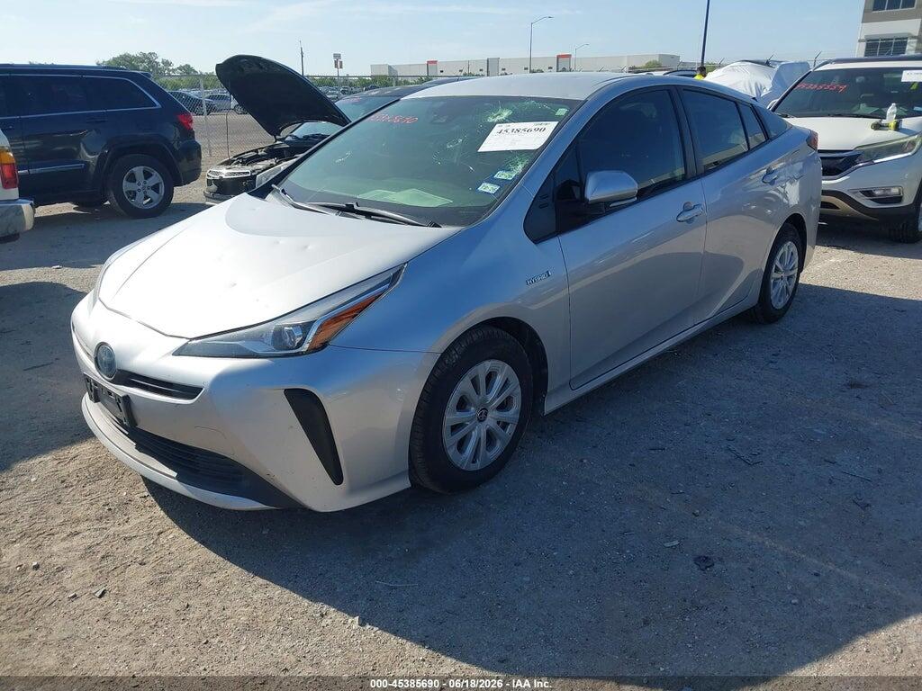 JTDKARFU6K3101534 2019 TOYOTA PRIUS photo no. 2