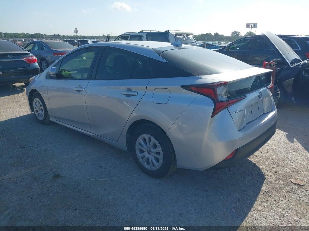 JTDKARFU6K3101534 2019 TOYOTA PRIUS photo no. 3