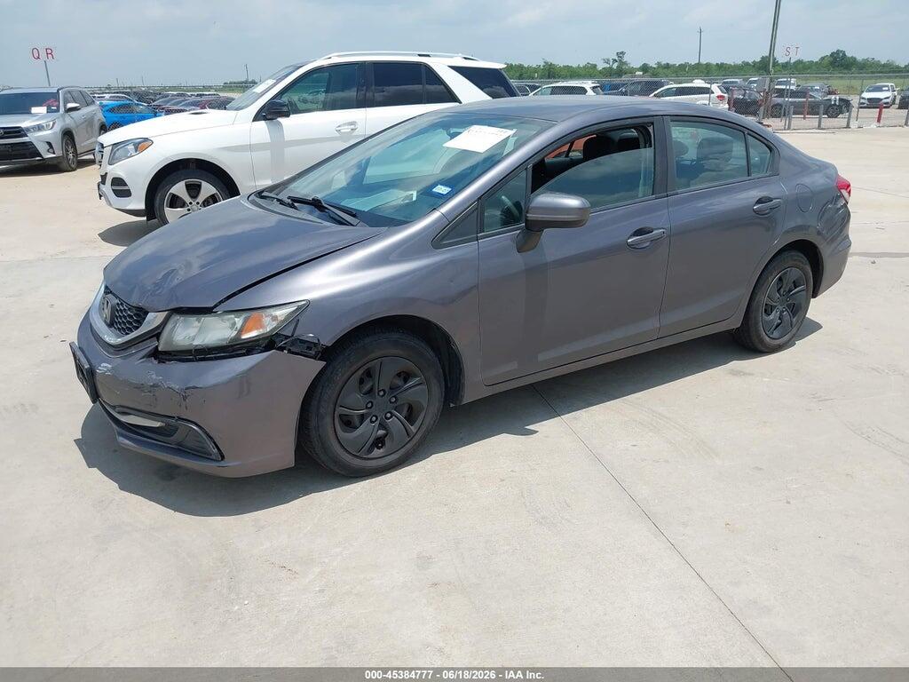 19XFB2F53FE082454 2015 HONDA CIVIC photo no. 2