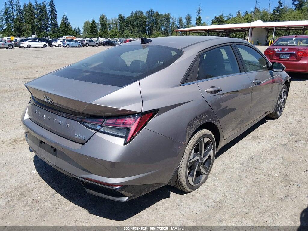 KMHLN4AJ8NU021963 2022 HYUNDAI ELANTRA HYBRID photo no. 4