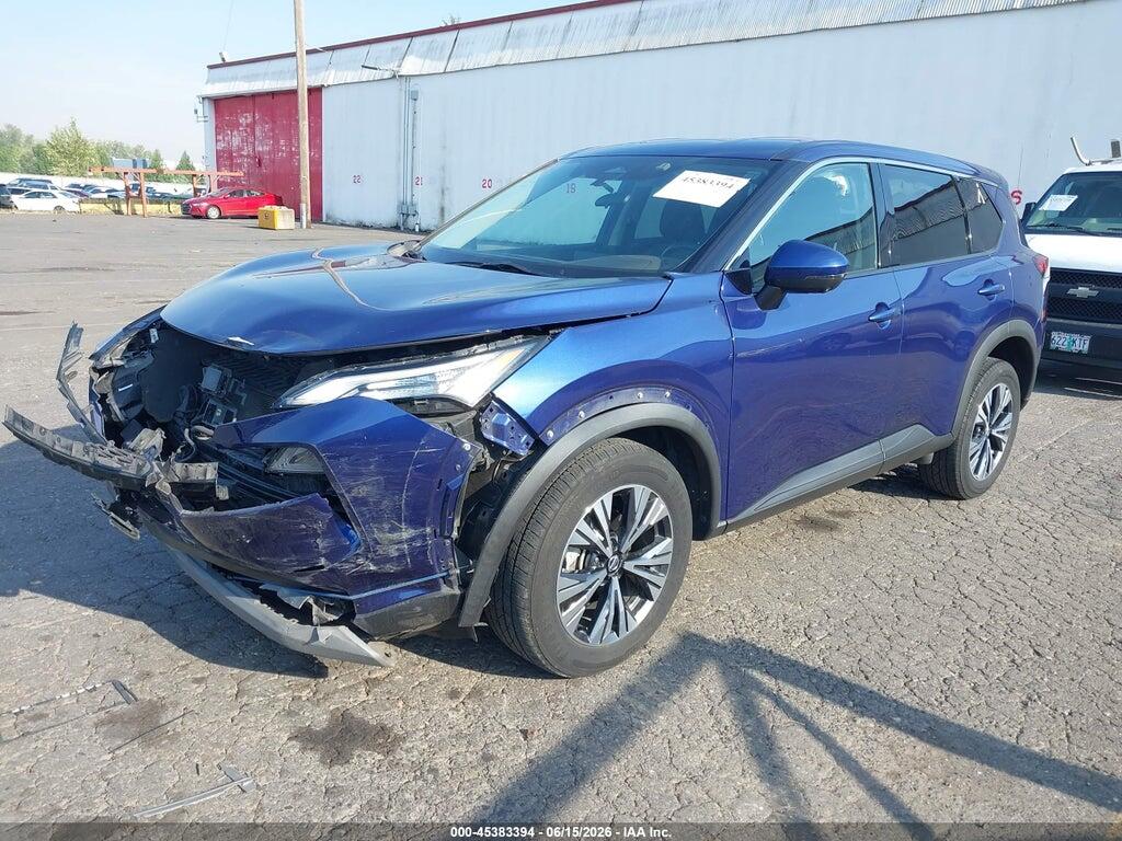 5N1AT3BA8MC762284 2021 NISSAN ROGUE photo no. 2