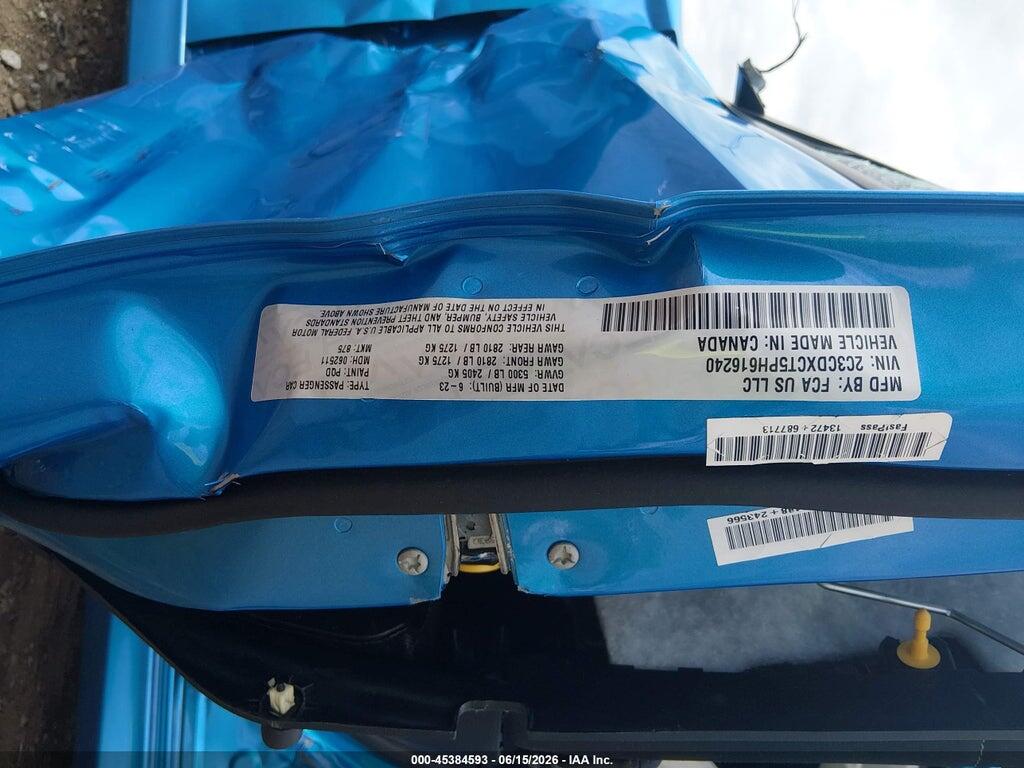 2C3CDXCT5PH616240 2023 DODGE CHARGER photo no. 9