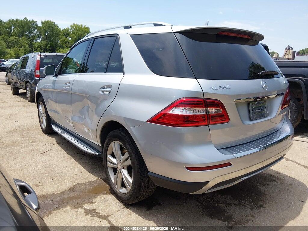 4JGDA5HB8CA022145 2012 MERCEDES-BENZ ML 350 photo no. 3